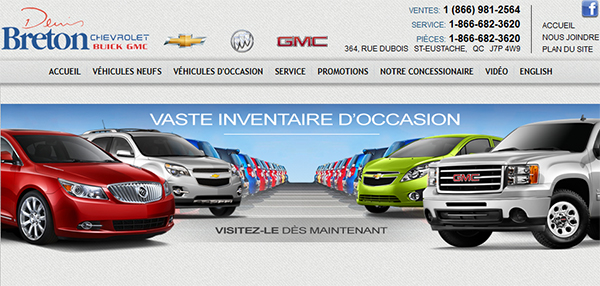 Denis Breton Chevrolet Buick GMC en Ligne