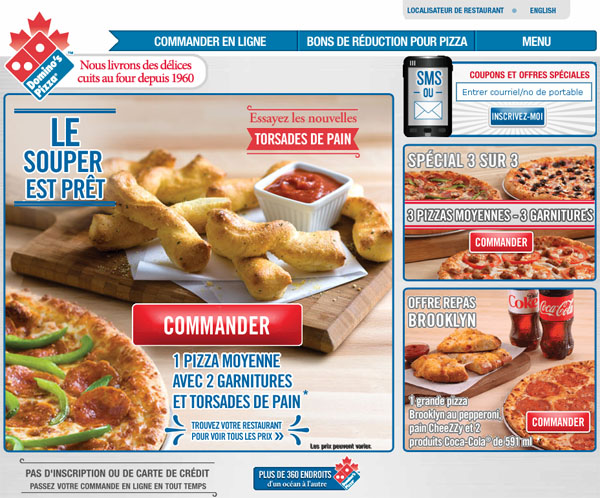 Domino�s Pizza Circulaire en ligne Domino�s Pizza Circulaire en ligne