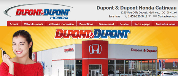 Dupont & Dupont Honda en Ligne