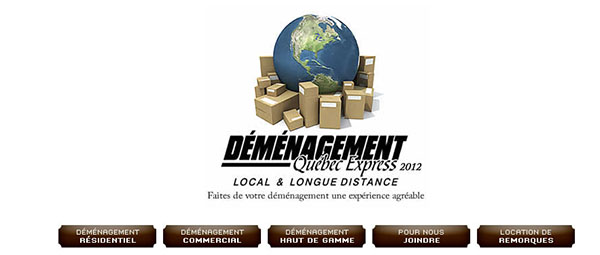 Déménagement Québec Express en ligne