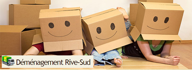Déménagement Rive-Sud en Lyrics