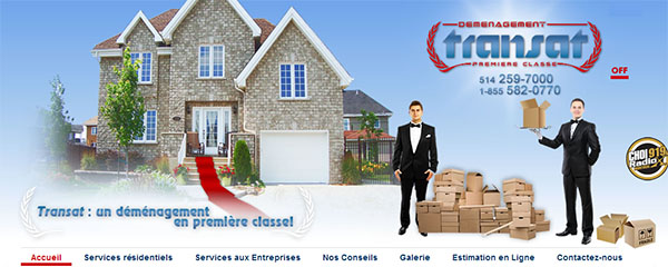 Déménagement Transat en ligne