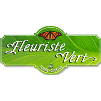 Logo Fleuriste Vert