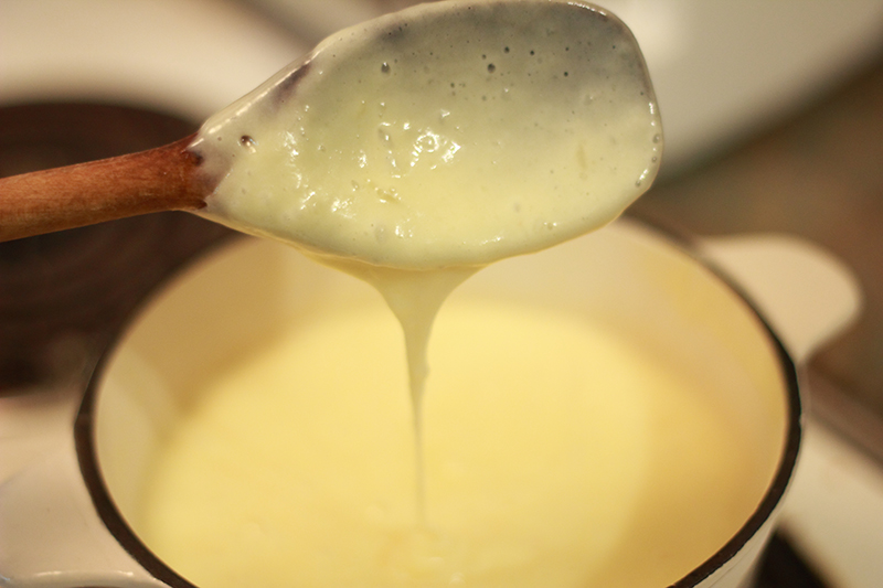 Recette Fondue au Fromage Circulaire en ligne