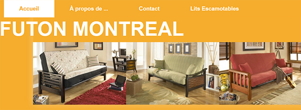 Futon Montreal en ligne