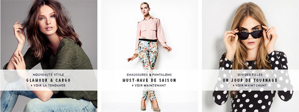 H&M Boutique Vêtements Femmes en ligne
