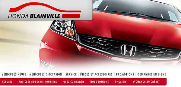 Honda De Blainville en Ligne