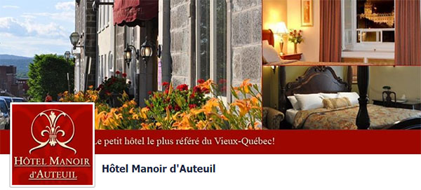 Hôtel Manoir d'Auteuil
