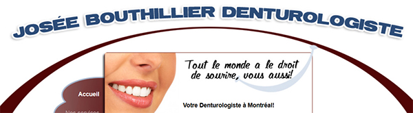 Josée Bouthillier Denturologiste en Ligne