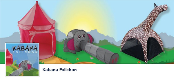 Kabana Folichon tentes pour enfants en ligne