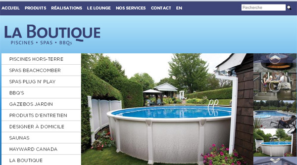 La Boutique Piscines & Spas en ligne