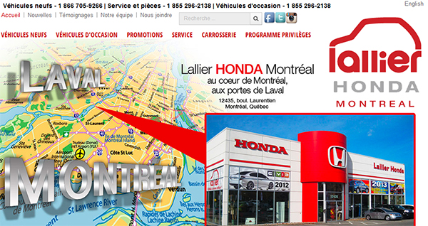 Lallier Honda Montréal en Ligne