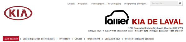 Lallier Kia de Laval en Ligne