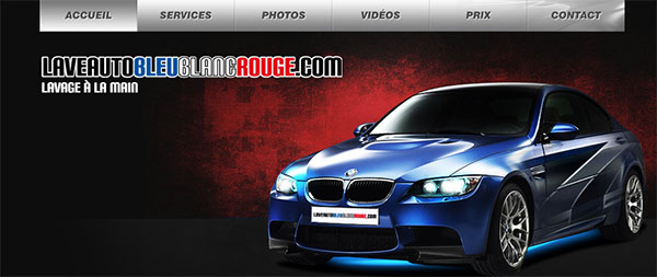 Lave-Auto Bleu Blanc Rouge en ligne