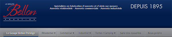 Le Groupe Bellon Prestige en ligne
