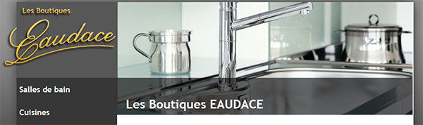 Les Boutiques Eaudace en ligne