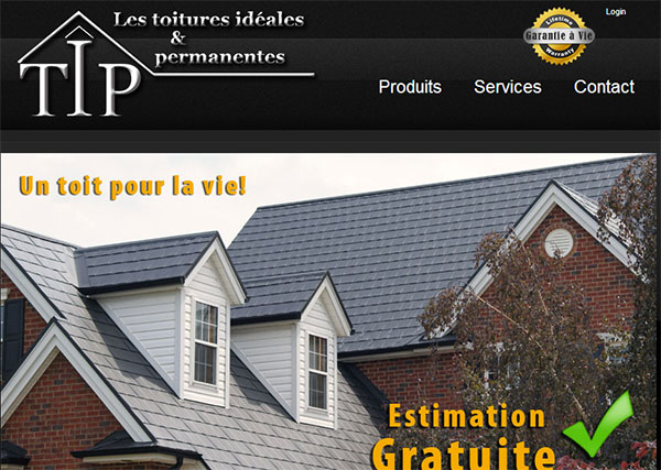 Les Toitures Idéales & Permanentes en ligne