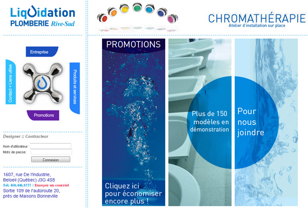 Liquidation Rive-Sud Plomberie en ligne