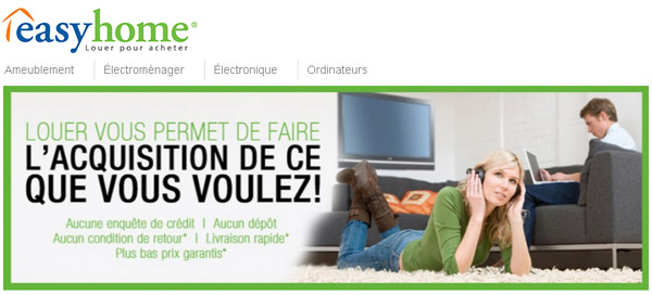 Location de Meubles easyhome en ligne