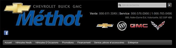 Méthot Chevrolet Buick GMC en Ligne