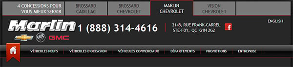 Marlin Chevrolet Buick GMC en Ligne