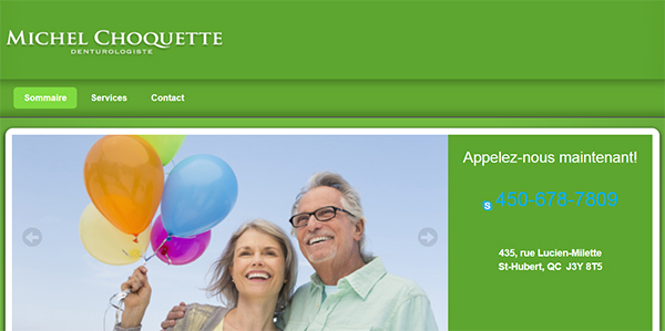 Michel Choquette Denturologiste en Ligne