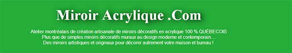 Miroir Acrylique en ligne