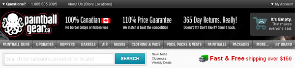 Paintball Gear en ligne
