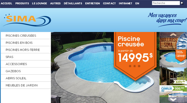 Piscine Sima en ligne Promotion