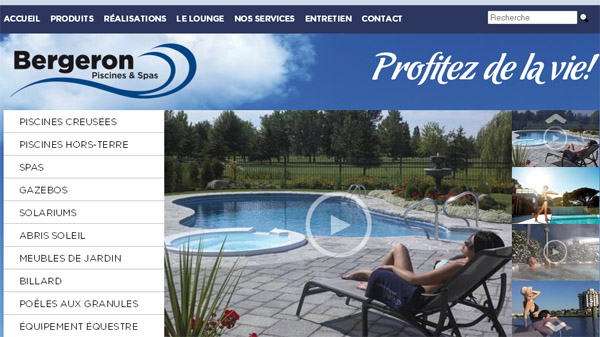 Piscines & Spas Bergeron circulaire en ligne