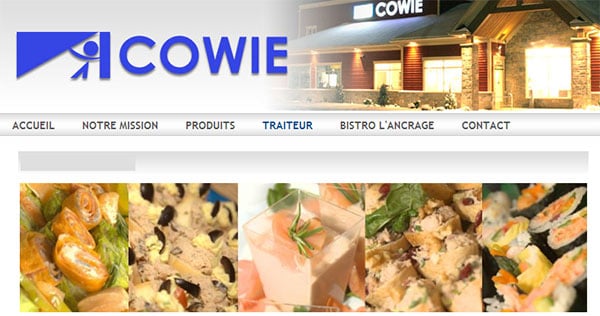 Poissonnerie Cowie en ligne