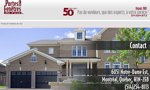 Portes & Fenêtres de l'Est en ligne