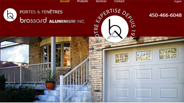 Portes et Fenêtres Brossard Aluminium en ligne