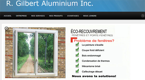 R.Gilbert Aluminium en ligne