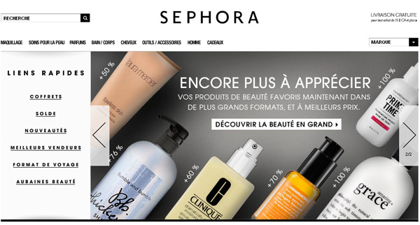 Sephora Magasins Parfums Cosmétiques en ligne