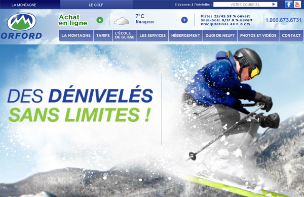 Ski Mont Orford en ligne