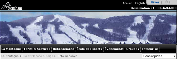 Ski Stoneham en ligne