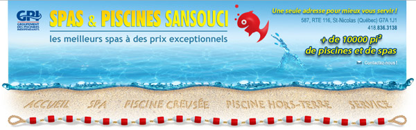 Spas & Piscines Sansouci circulaire en ligne