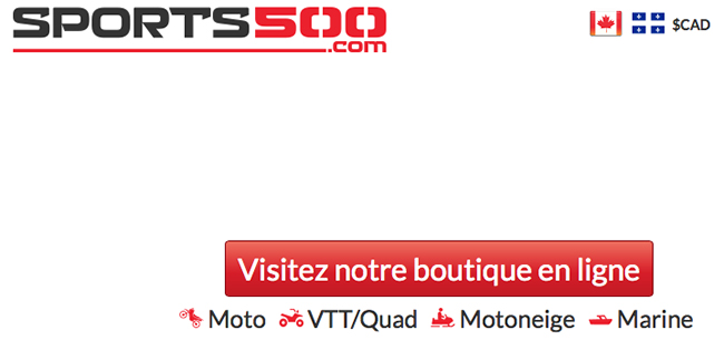 Sports 500 - Équipement pour Sports Motorisé Sports 500 - Équipement pour Sports Motorisé