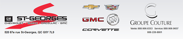 St-Georges Chevrolet Pontiac Buick Cadillac GMC en Ligne