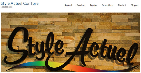 Style Actuel Coiffure en ligne