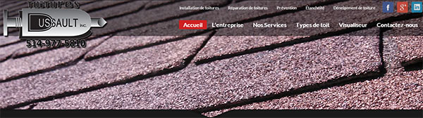 Toitures Dussault en ligne