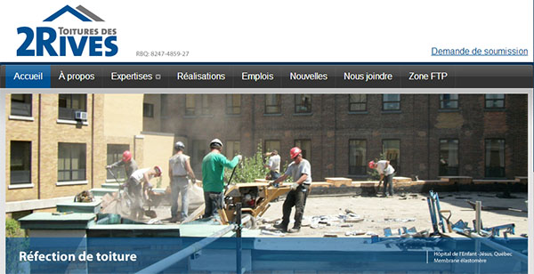 Toitures des 2Rives en ligne