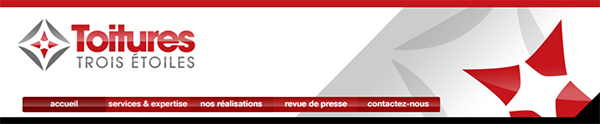 Toitures trois Étoiles en Ligne