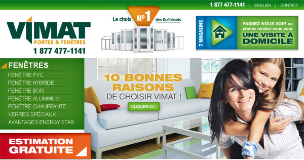Vimat Portes et Fenêtres en ligne