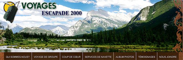 Voyages Escapade 2000 en ligne