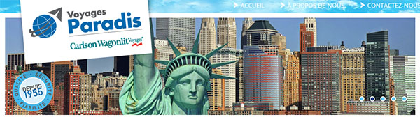 Voyages Paradis en ligne