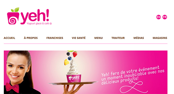 Yeh Yogourt Glacé & Café en Ligne