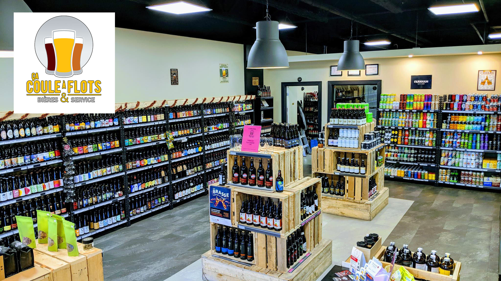Ça coule à flots Bières de Microbrasserie Québécoise Ça coule à flots Bières de Microbrasserie Québécoise
