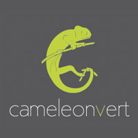 Logo Caméléon Vert